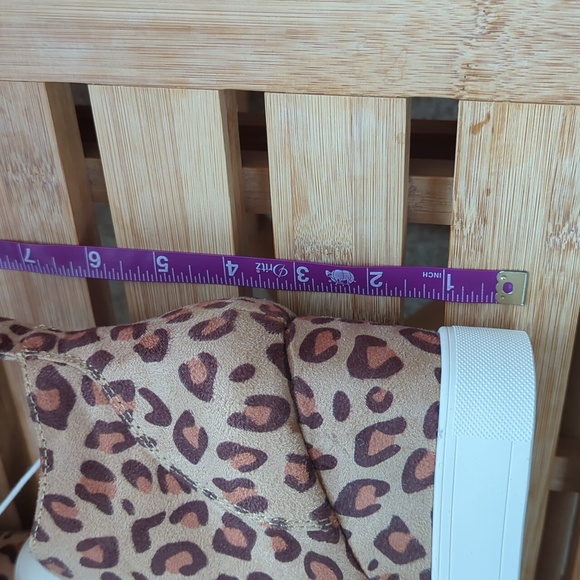 Leopard Wedge Sneakers - Picture 8 of 10